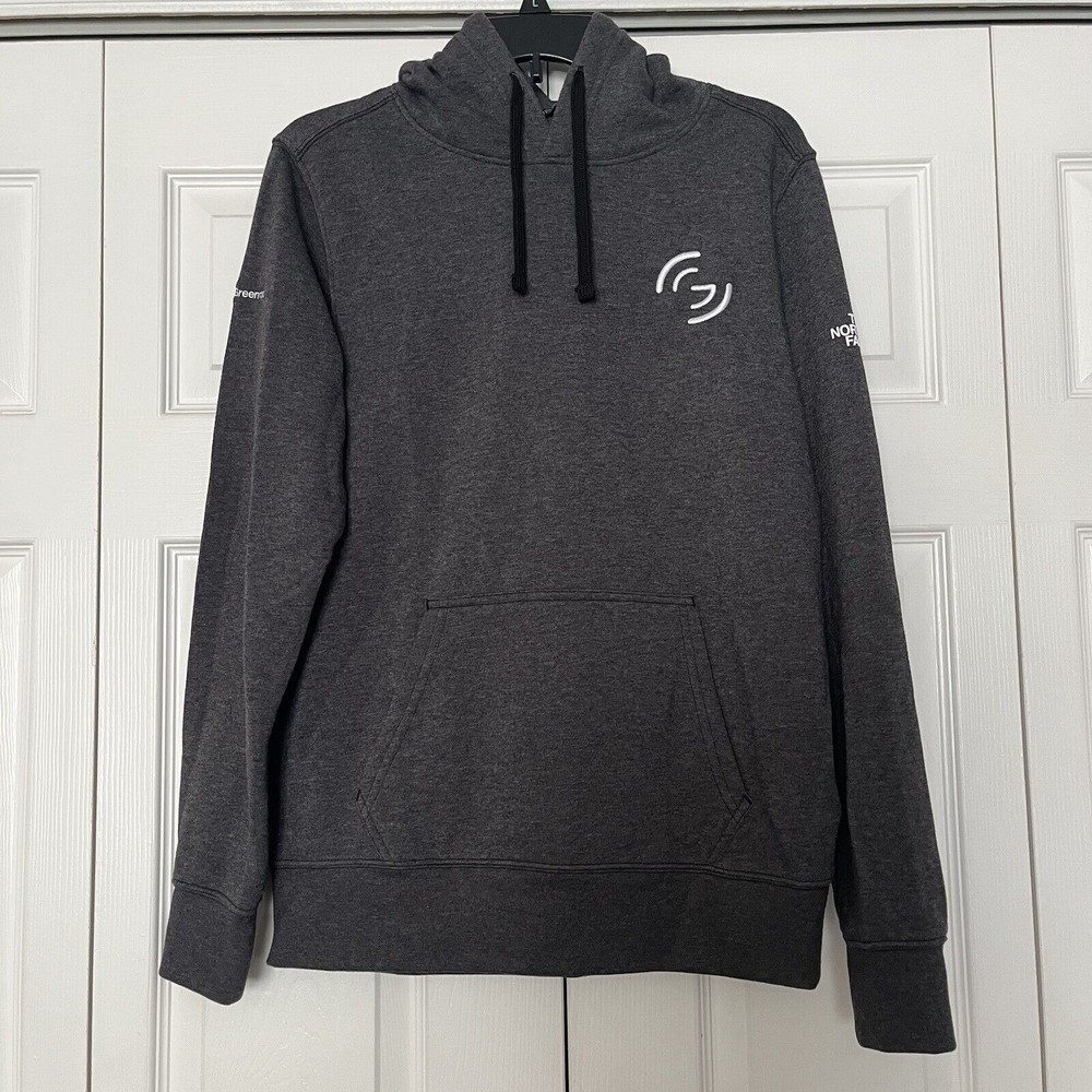 The North Face Hoodie Collab Spotify Greenroom Arm and Chest Logos Grey Small